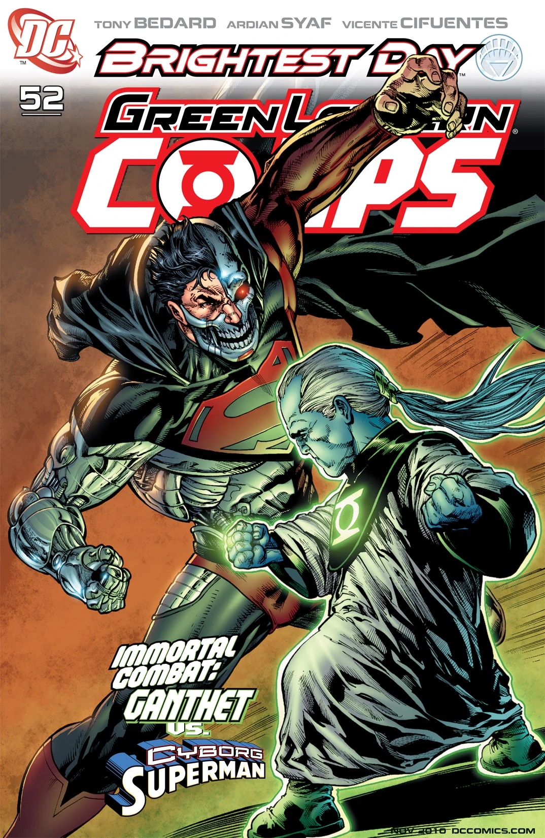 Green Lantern Corps #52 (DC, 2010 — Cover A) cover
